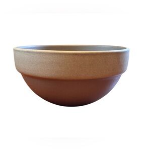 Heath Ceramics Rim Line Cereal Bowl 5.5” Brown Tan Sausalito Vintage 322